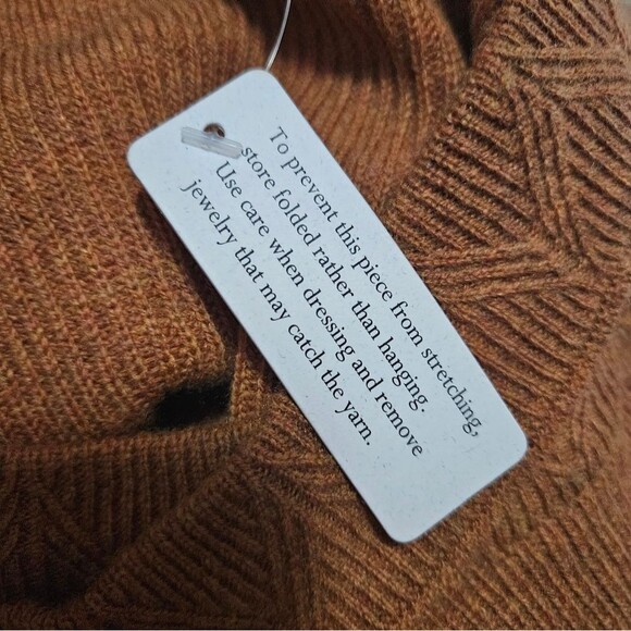 Soft Surroundings Cross Neck Sweater - Picture 6 of 8